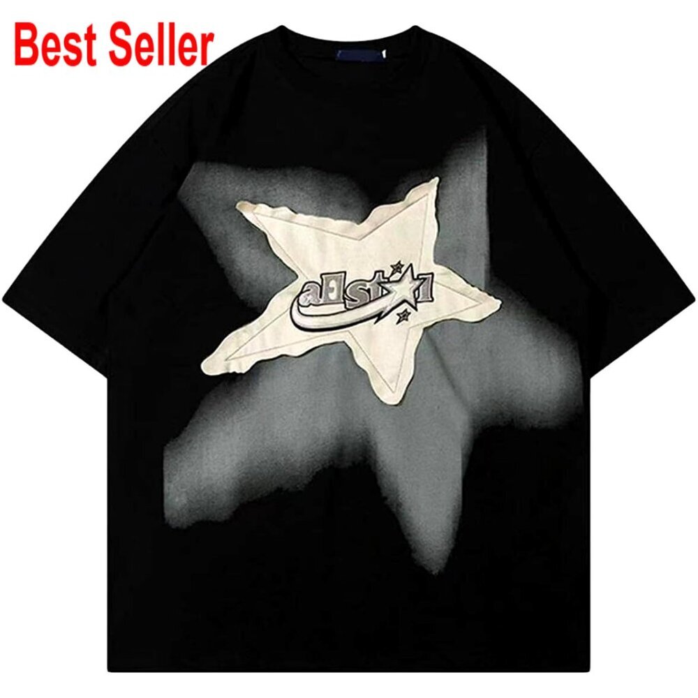 Oversized Y2K Graphic Tee Unisex Streetwear Grunge Vintage T-Shirt - Picture 1 of 5